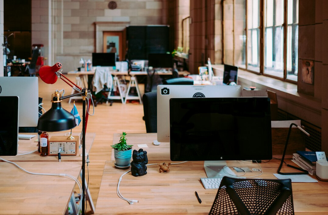 modern office workspace