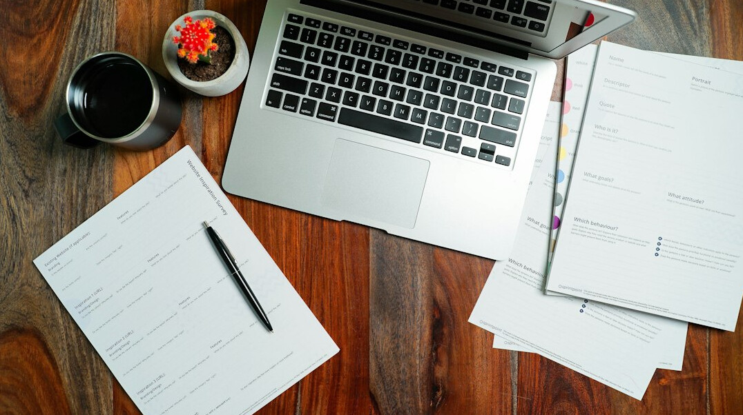 insurance policy documents on desk